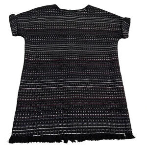 Zara Trafaluc Knit Tweed Dress Women's Medium Long Sleeve Classic‎ Sheath